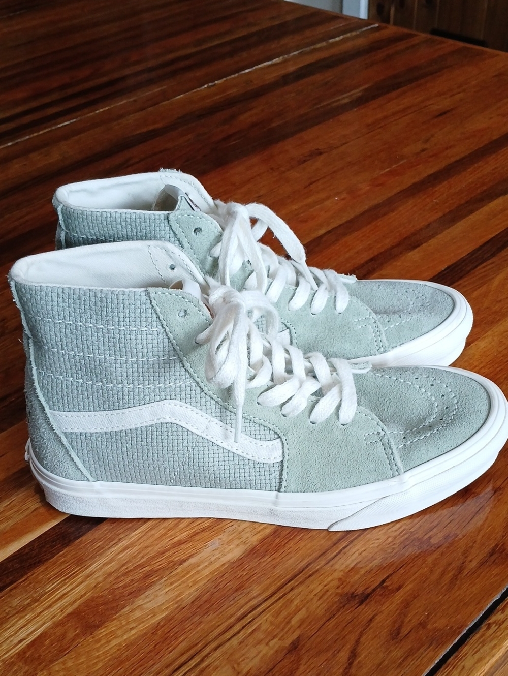 Vans SK8- Hi Sneaker - Light Sage Green - 8 Mens / 9.5 Womens